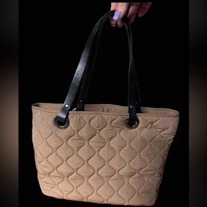 BANANA REPUBLIC Tan Quilted Tote